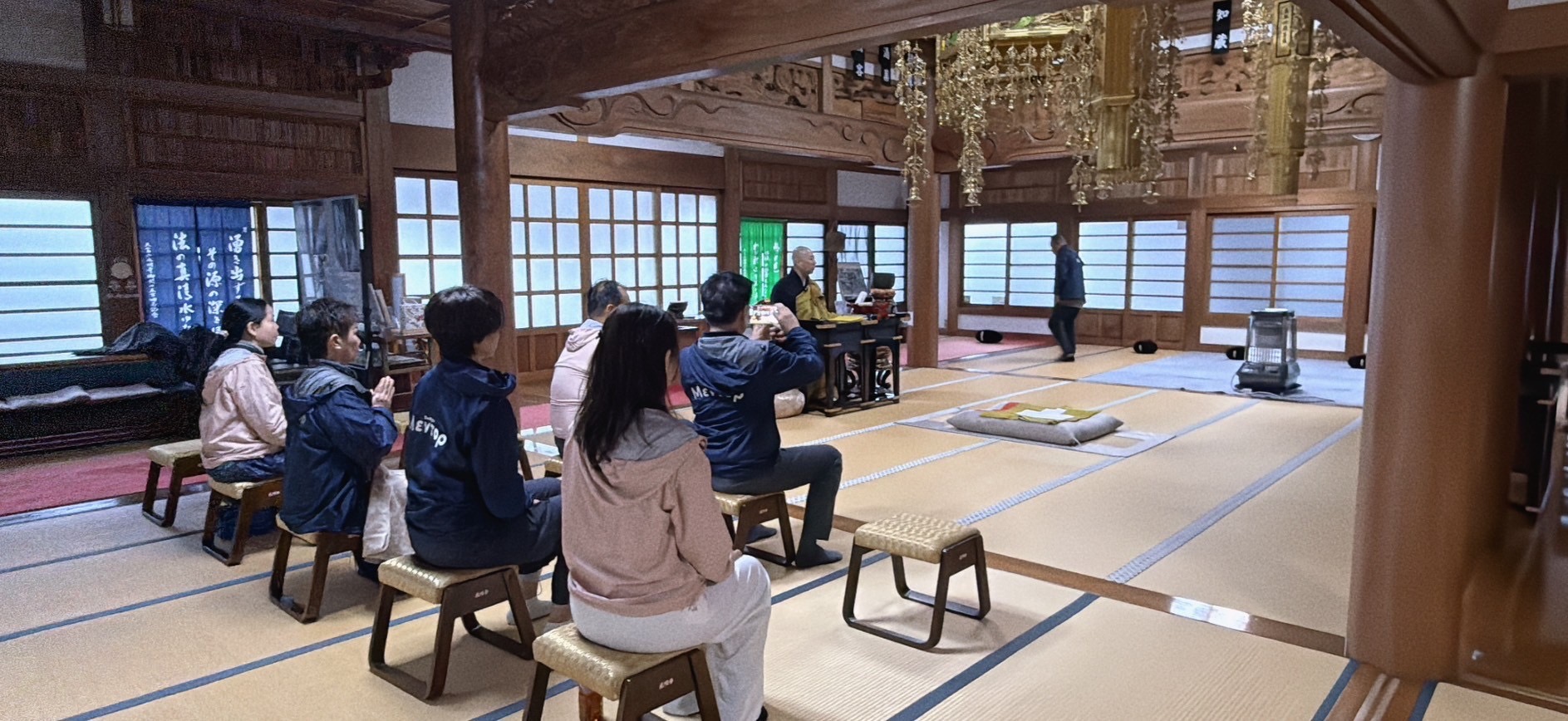 Soto Zen prayer ceremony at Komyoji Temple