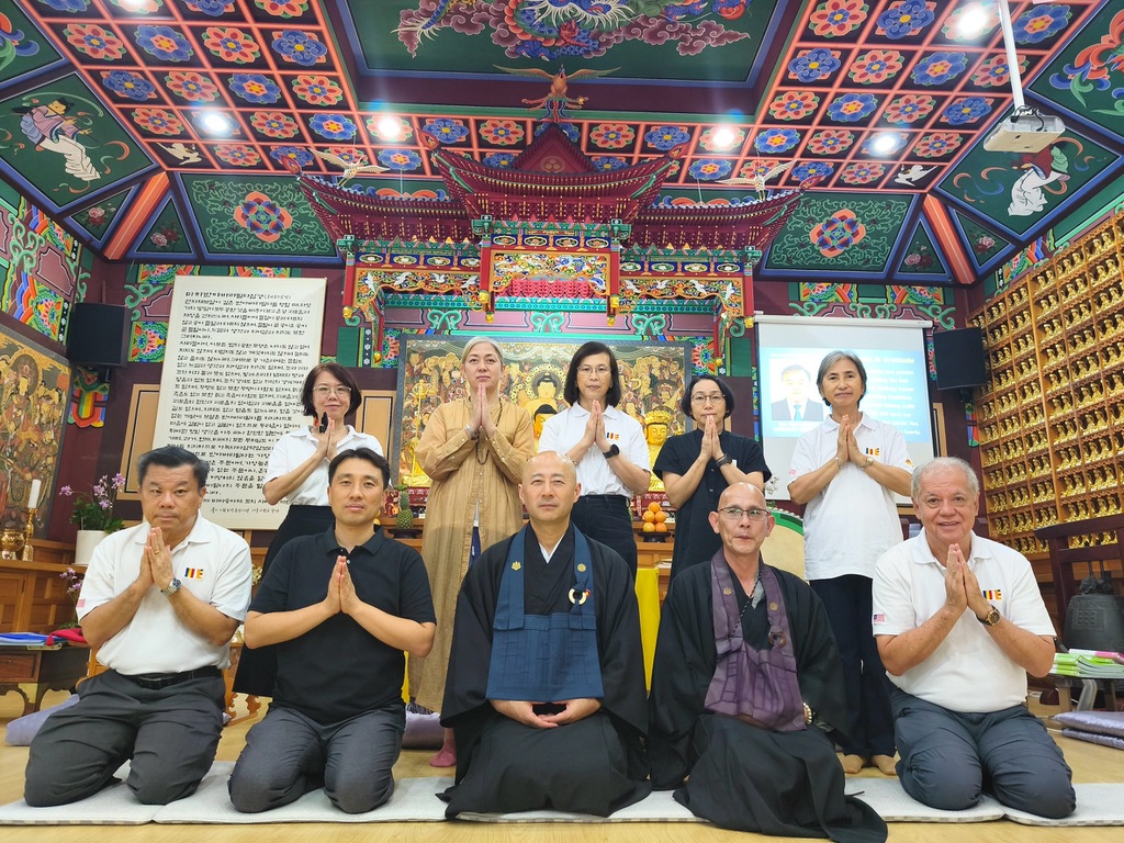 韓国・坡州市の普光寺で営まれたBro. Jeon Joon-ho一周忌追悼法要