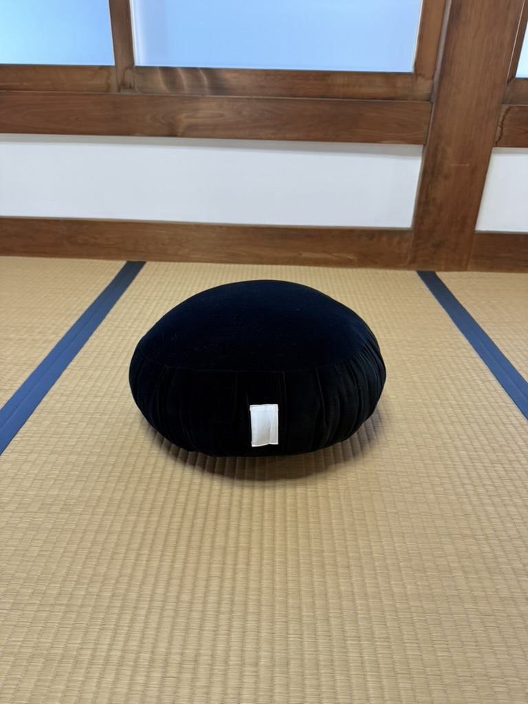 Zafu cushion used for Soto Zen meditation