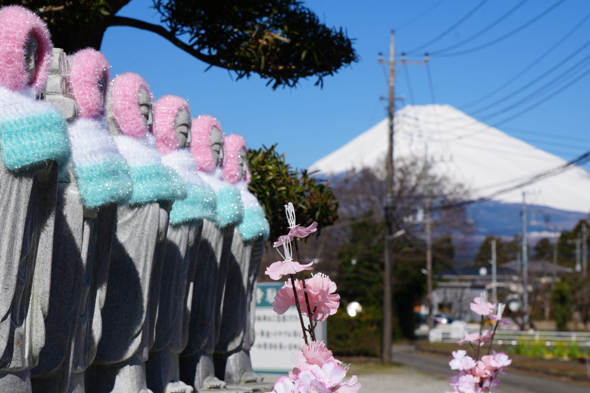 The Six Jizo statues at Komyoji Temple